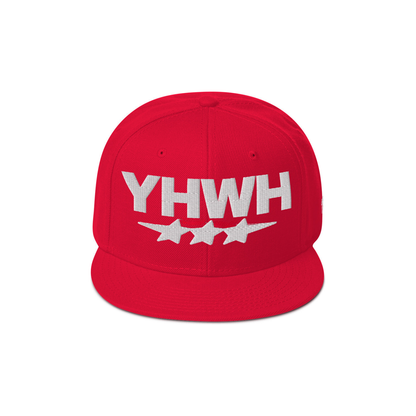 YHWH (wht) Snapback Hat