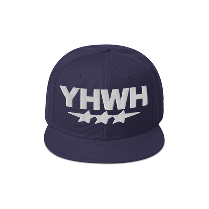 YHWH (wht) Snapback Hat