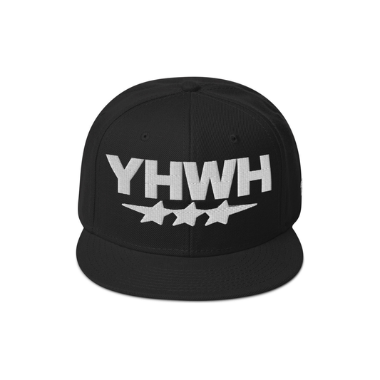 YHWH (wht) Snapback Hat