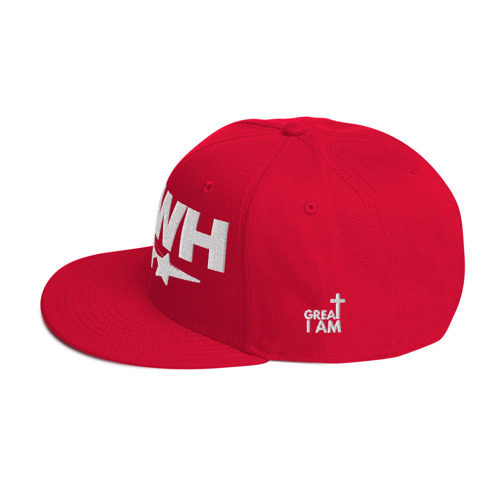 YHWH (wht) Snapback Hat